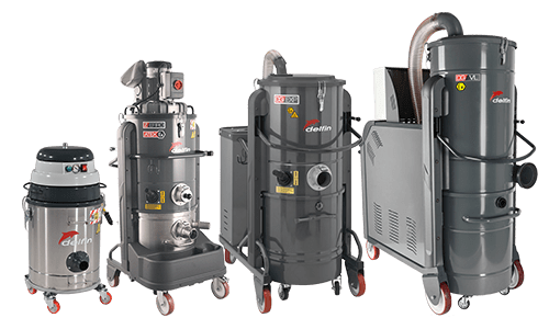 Atex certified industrial vacuum cleaners