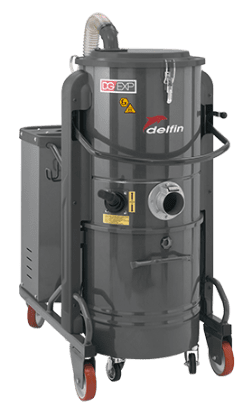 ZONE 2 ATEX CERTIFIED INDUSTRIAL VACUUM ON WHEELS DG 50 EXP Z2 - II 3G