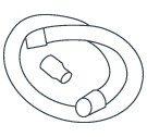 Flexible hoses for industrial vacuum cleaners